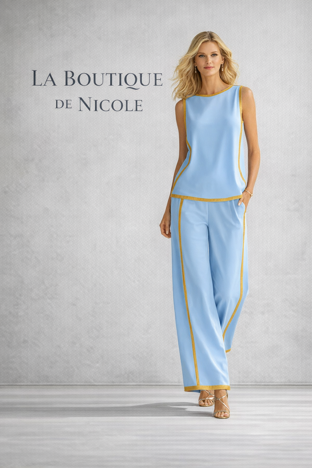 Completo Donna con Dettagli Oro