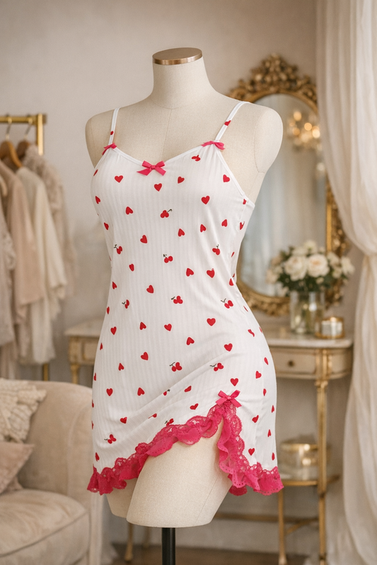Camicia da Notte Morbida in Cotone – Elegante, Leggera e Super Femminile